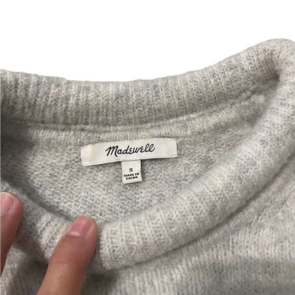 Madewell Luke Puff Neck Trim Pullover *Wool Blend* - Picture 7 of 9